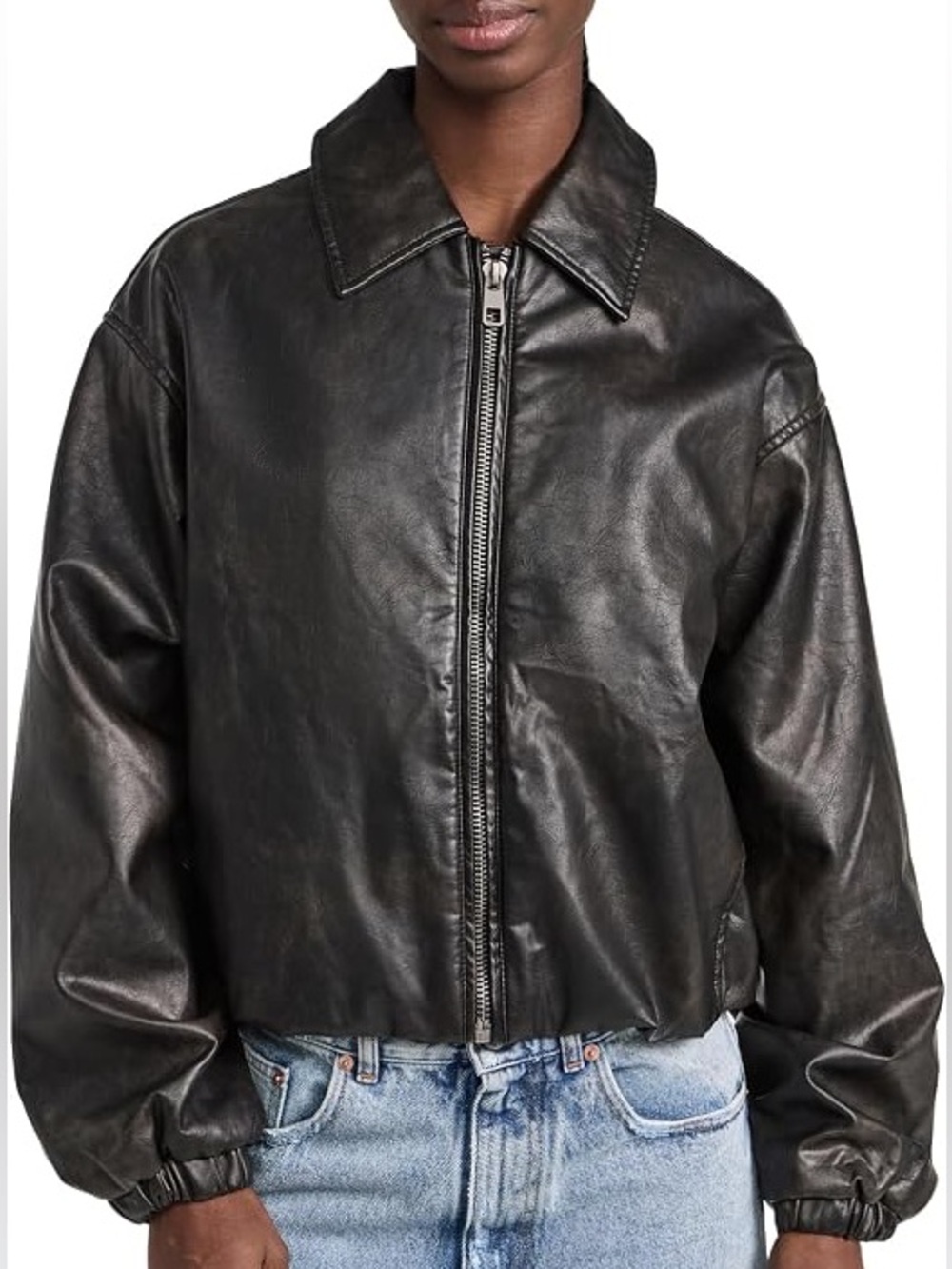Lioness Leather Bomber Jacket